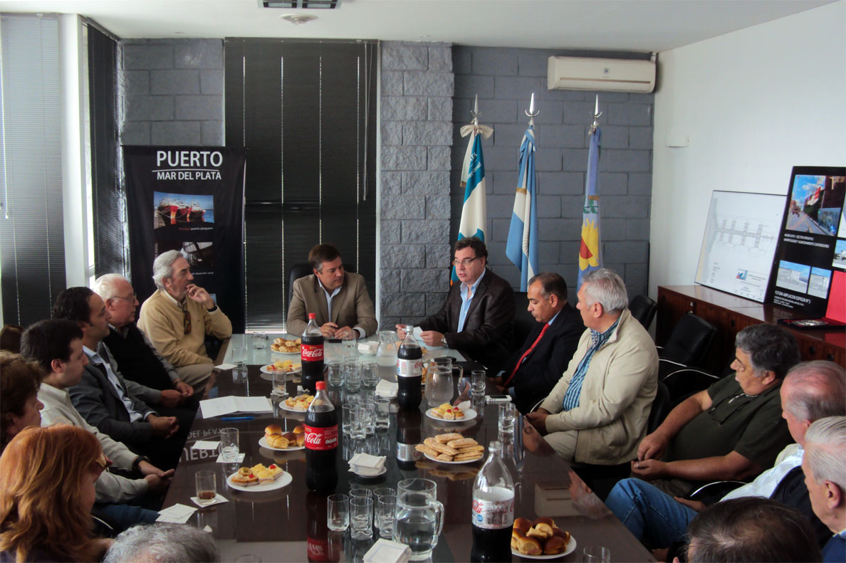 Reunión en el Consorcio Portuario con empresarios; acuerdo para potenciar negocios