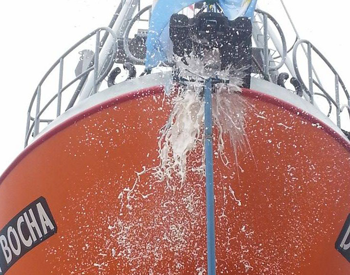 Superado el mal tiempo, Contessi botó al “Don Bochaâ€