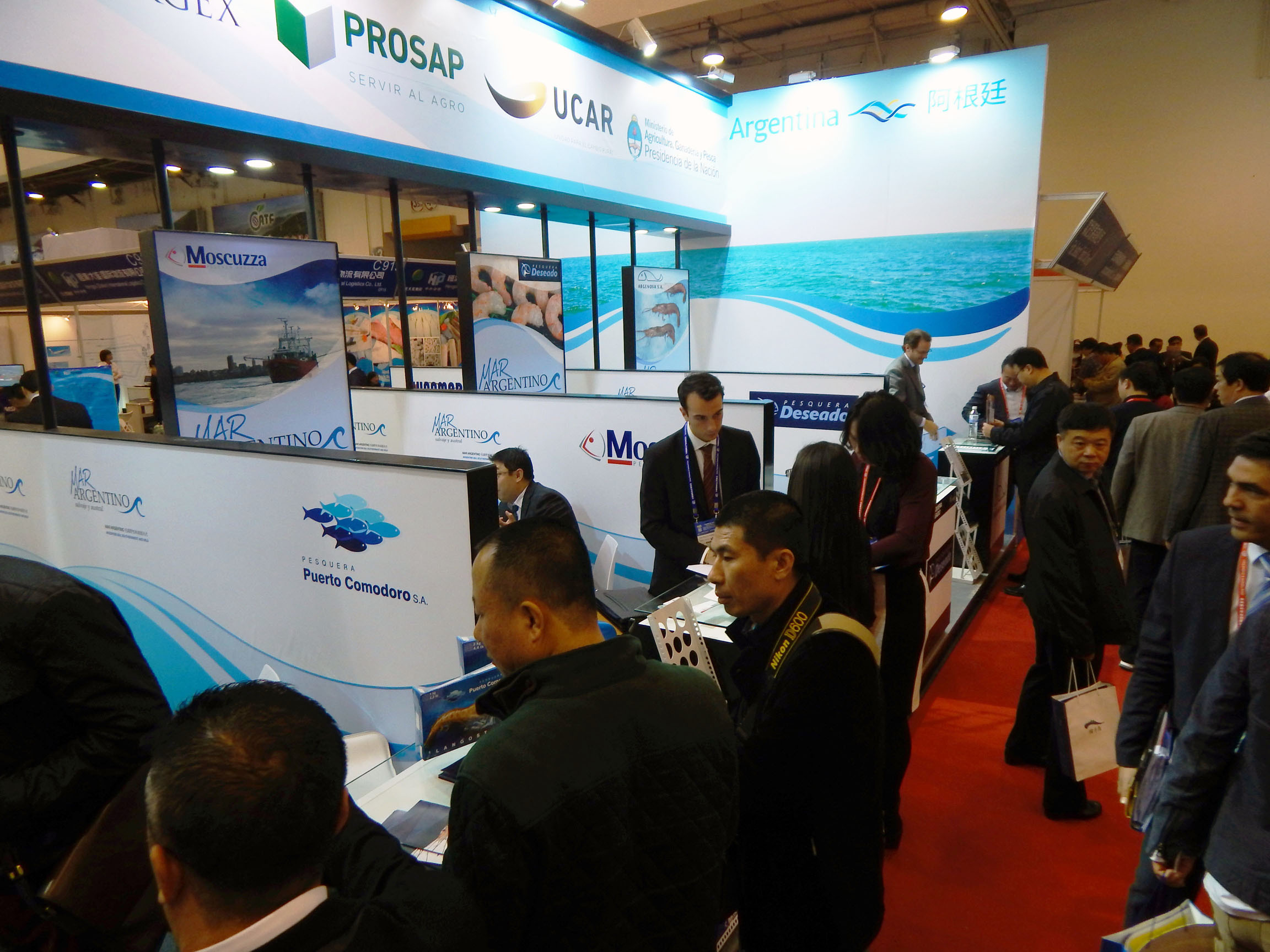 Dieciocho empresas se integraron al stand de Mar Argentino en China