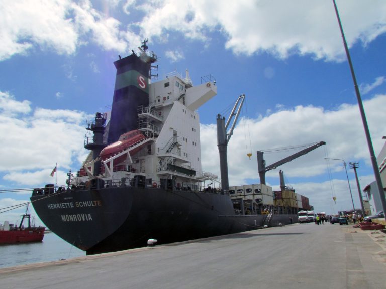 El portacontenedores retornará a Mar del Plata en diez días