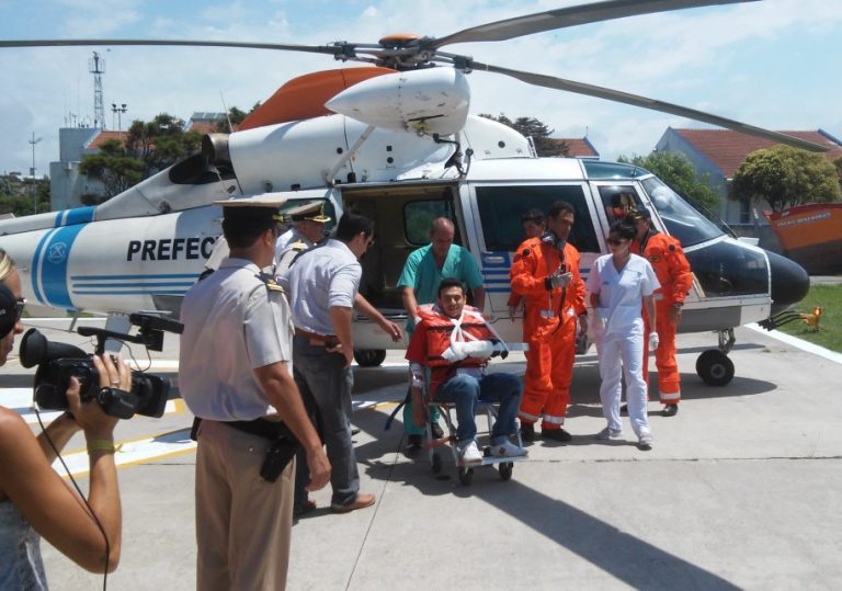 Prefectura evacuó a maquinista del “Erin Bruceâ€