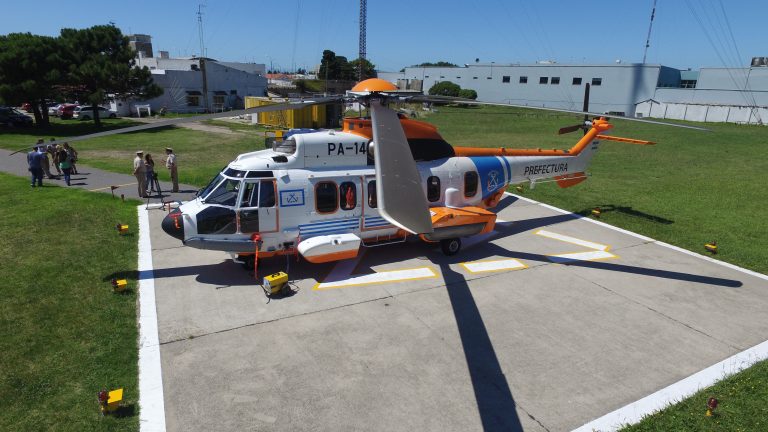 Prefectura incorporó nuevo helicóptero de rescate
