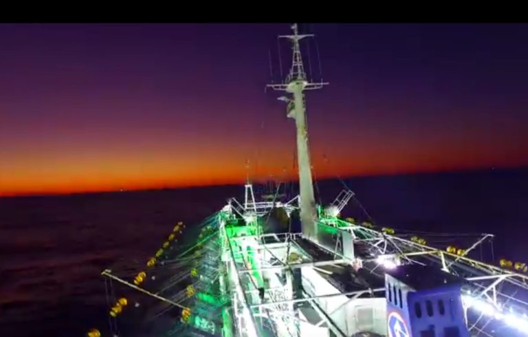 Video: la faena del “Navegantes III” vista desde el aire