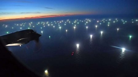 As铆 luce el 谩rea adyacente al Mar Argentino