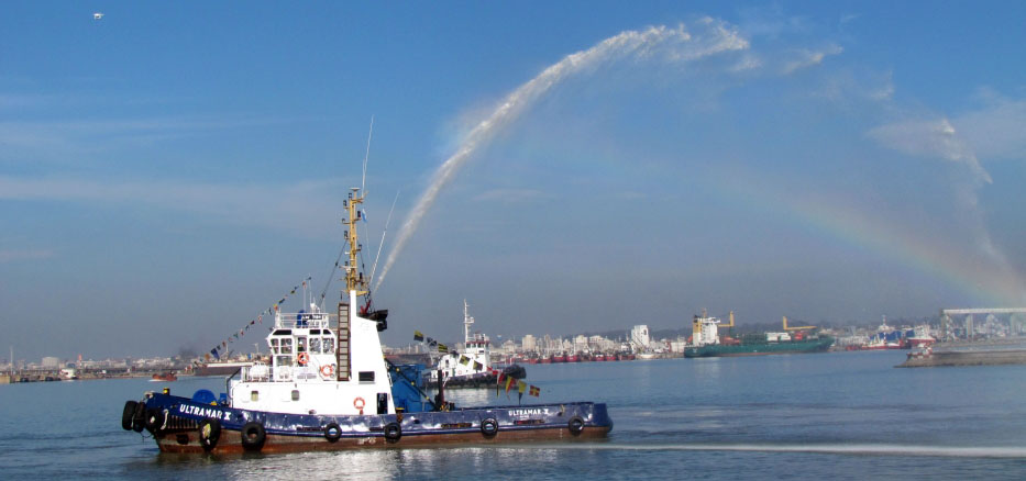 Presentaron al “Ultramar X”, un nuevo remolcador para Mar del Plata