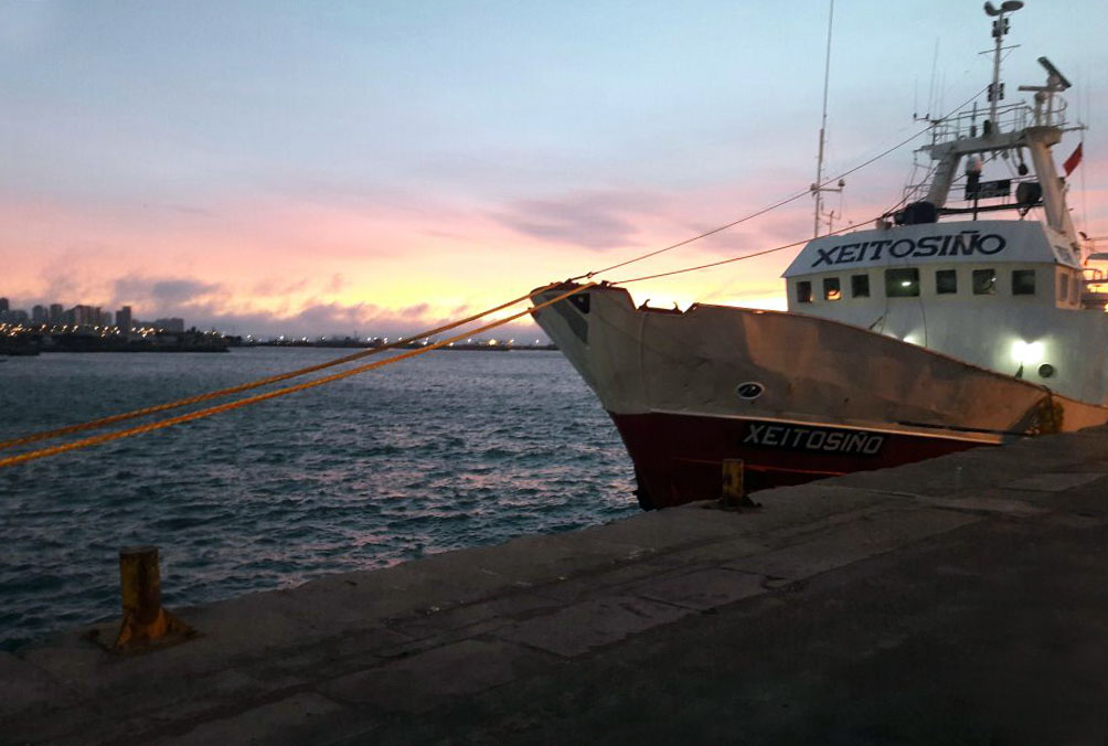 Comenzó la prospección comercial de langostino entre los paralelos 45° y 44°