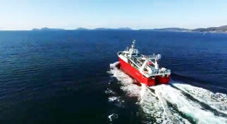 Asà navega el “José Américoâ€, el nuevo buque de Moscuzza