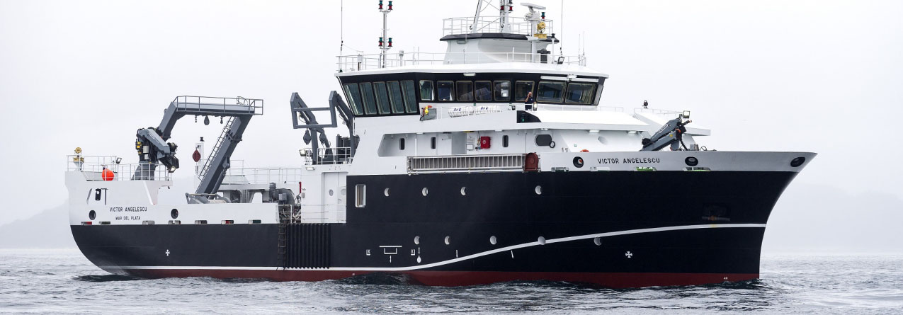 Zarpó el “Angelescu” para evaluar rayas en la Zona Común de Pesca