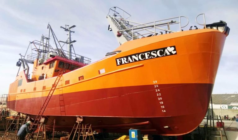 Preparan la botadura del “Francesca”