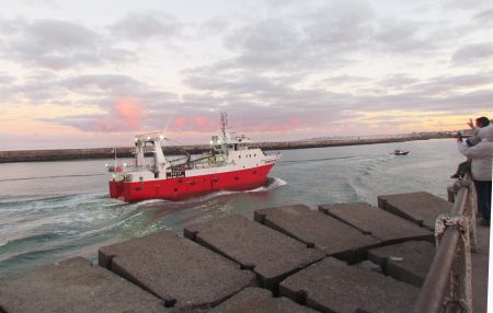 Langostino. A partir del domingo pr贸ximo se prospectar谩n las sub谩reas 10 y 11