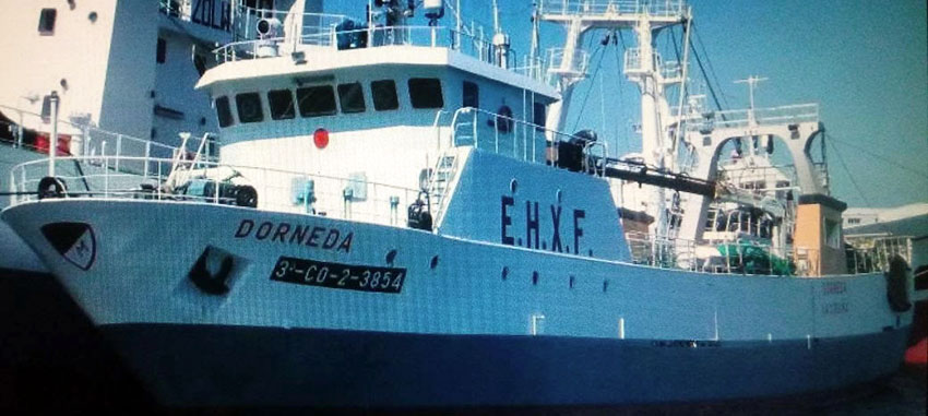 Se hundió un pesquero español que operaba fuera de las 200 millas