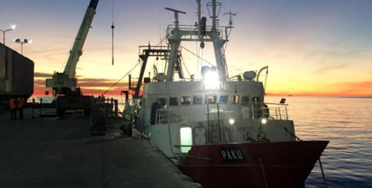 Desembarques de langostino y merluza por buque