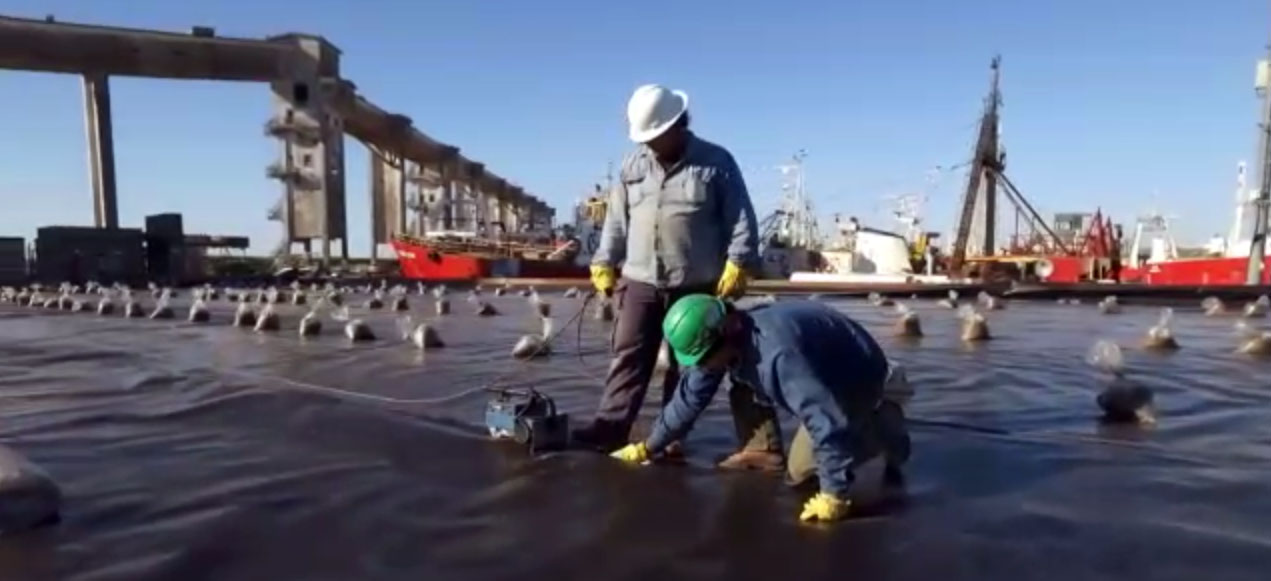 Completan tratamiento de sedimentos provenientes del dragado