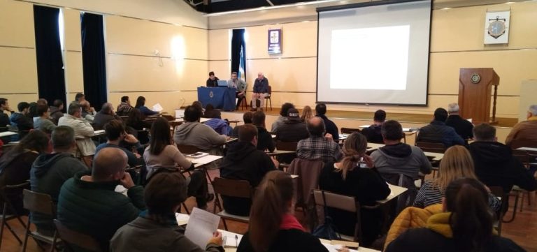 Parte de Pesca Electr贸nico, eje de una jornada de capacitaci贸n