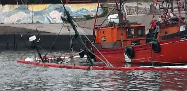 Se hundió en puerto la lancha “Milucha”