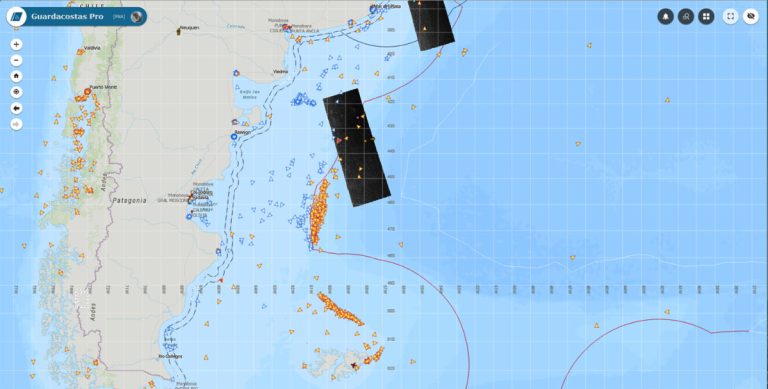 Prefectura comienza a utilizar imágenes del satélite argentino “Saocom†para el control de la Zona Económica Exclusiva