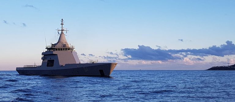 Llega el nuevo patrullero oceánico de la Armada