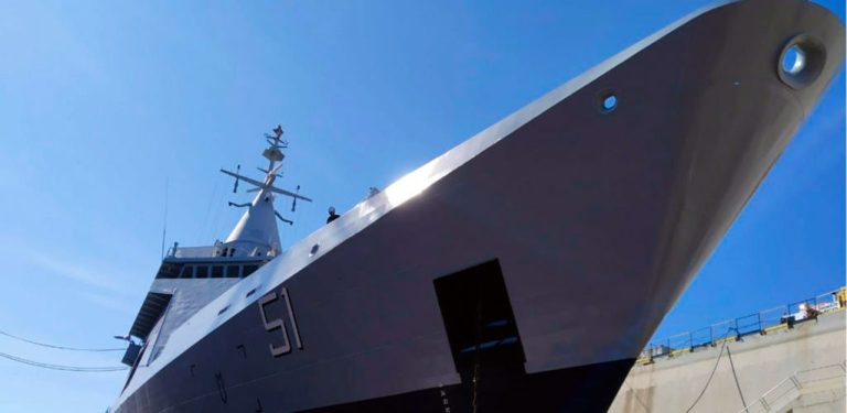 El nuevo patrullero de la Armada ya está en Mar del Plata
