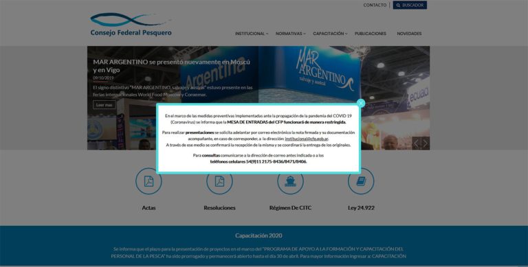 El Consejo Federal Pesquero tambi茅n restringe su actividad