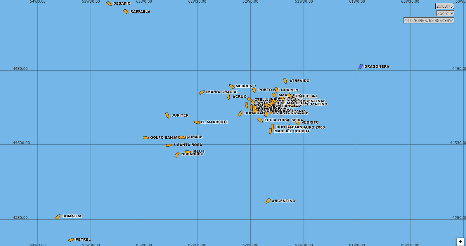 Langostino: los fresqueros volvieron a zona de pesca