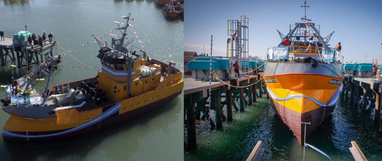 SPI Astilleros botó dos nuevos costeros para Rawson