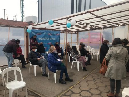 Centro de vacunación Puerto Mar del Plata