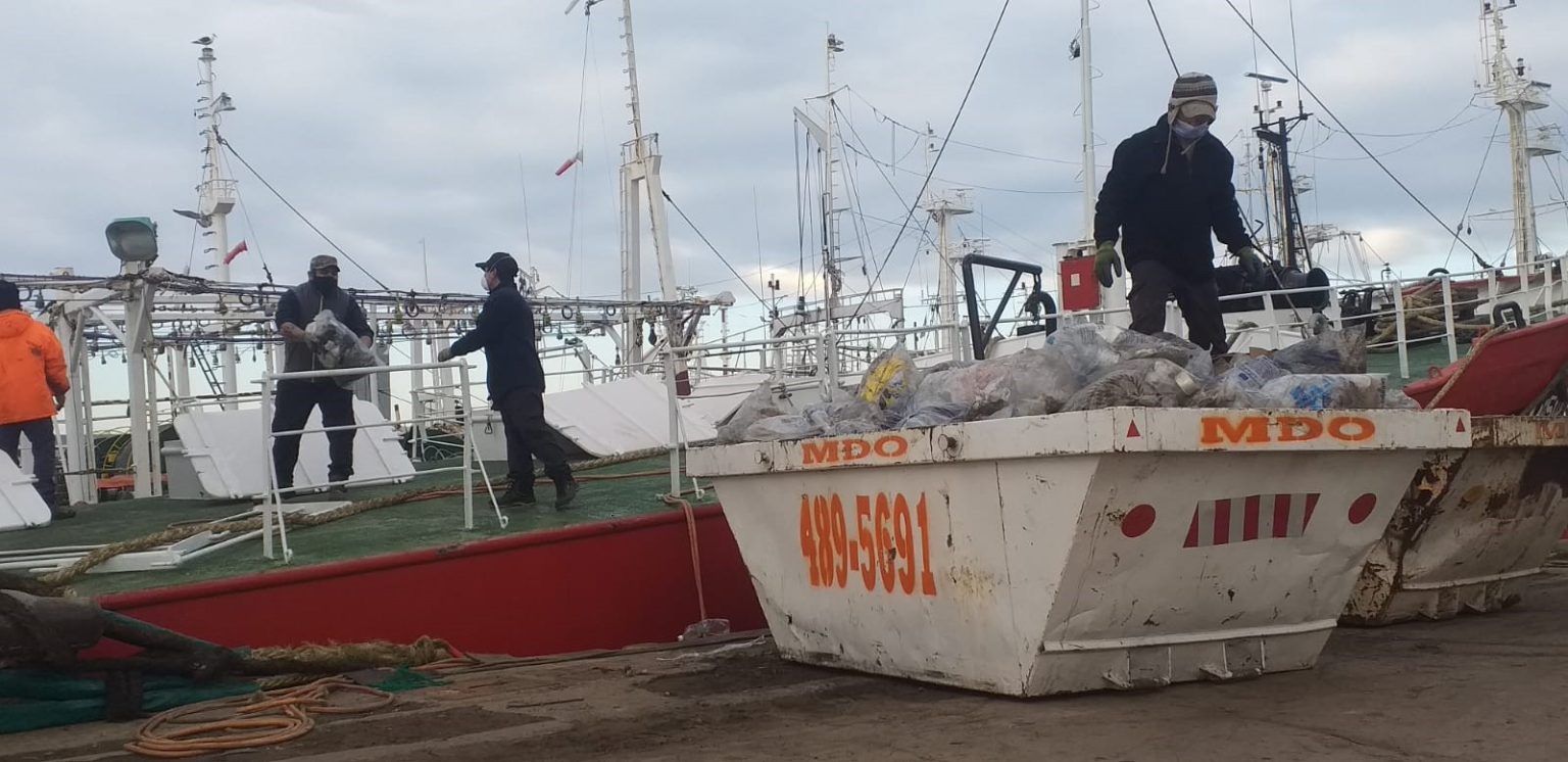 Residuos en los muelles