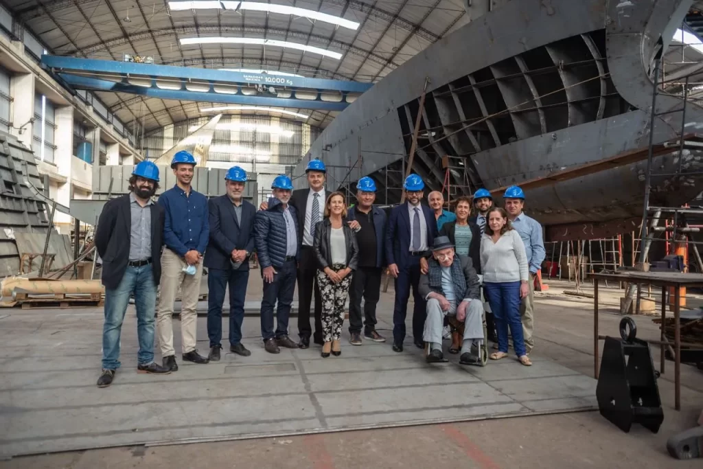 Recorrida previa a la botadura del BP Huafeng 828