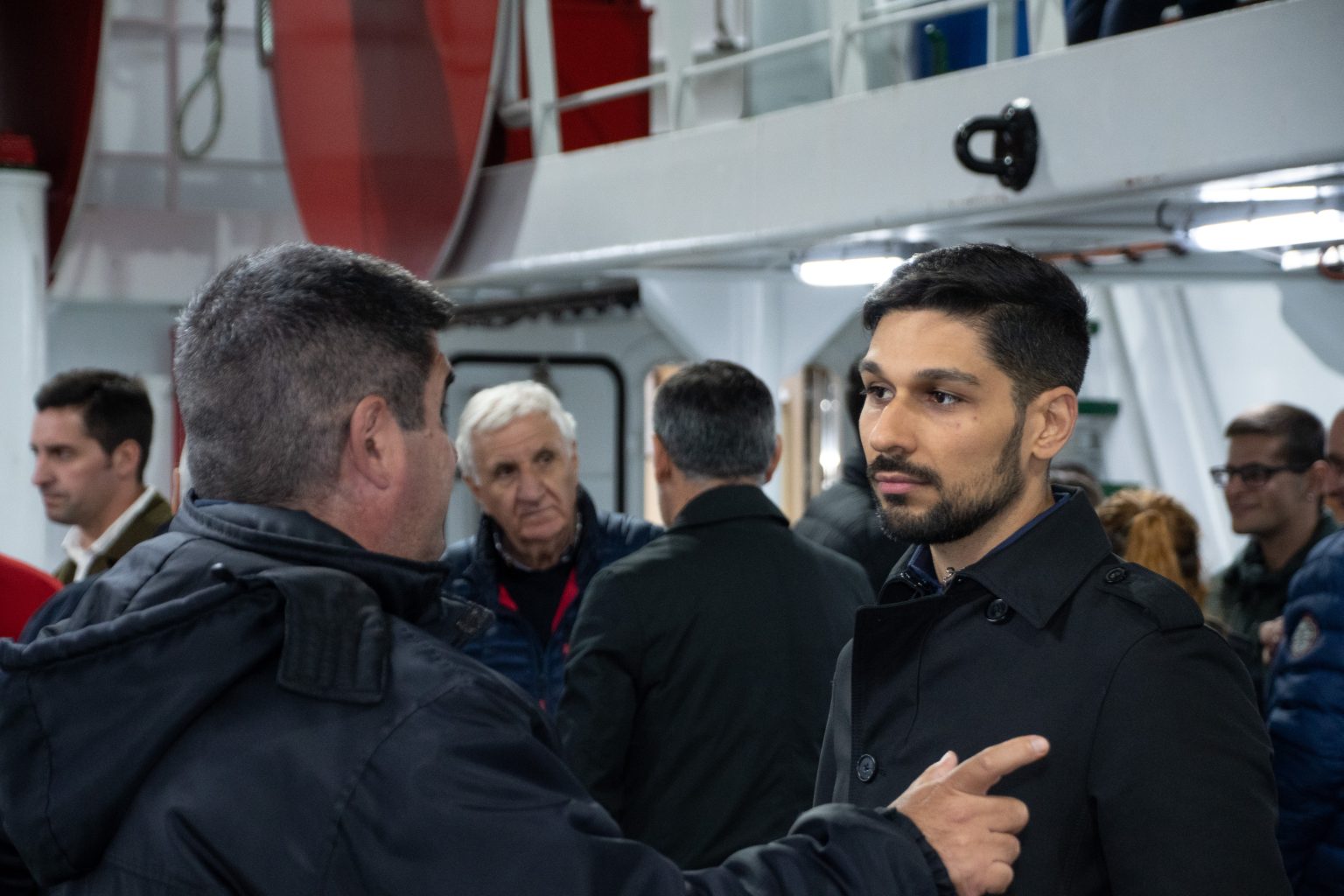 El Director de Pesca estuvo en contacto con varios participantes del sector pesquero marplatense