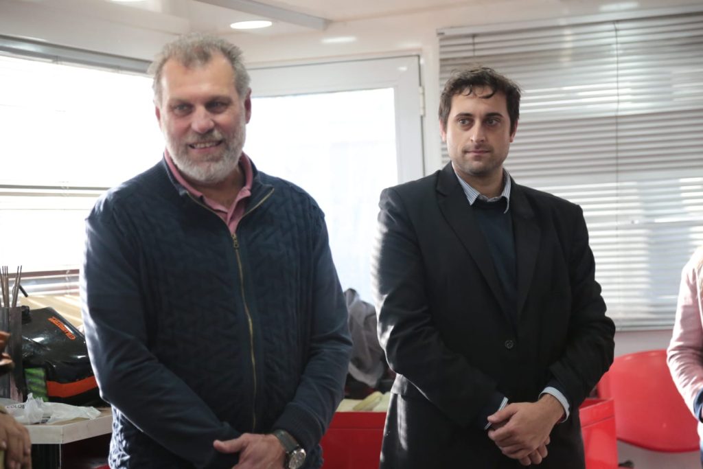 El subsecretario de Asuntos Portuarios y el Presidente del Consorcio Portuario Regional Mar del Plata recorrieron zonas operativas del puerto local