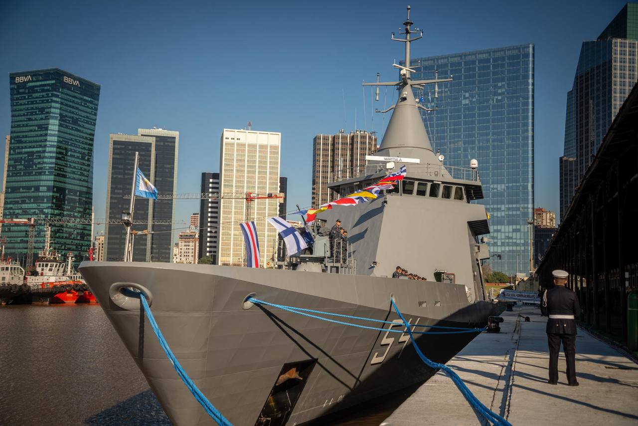 Con la llegada del ARA Contralmirante Cordero a Buenos Aires, Argentina recobra poder de patrullado en la ZEE