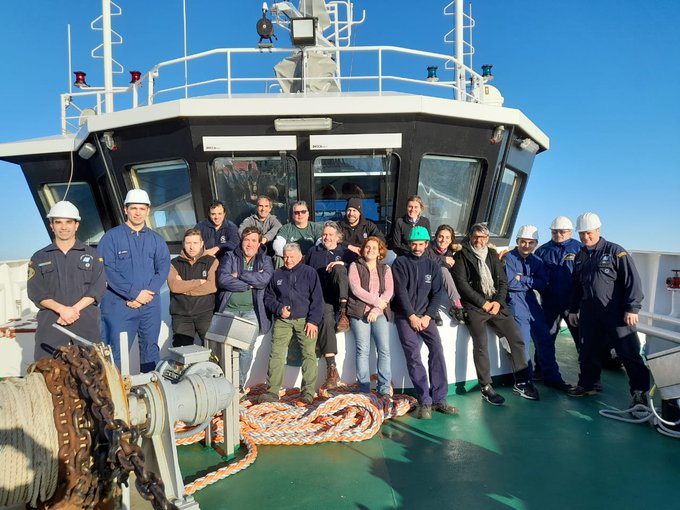 Zarpó el BIP Mar Argentino para evaluar la caballa del efectivo sureño en el área El Rincón