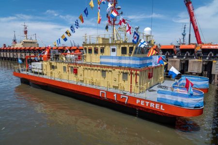 Tandanor botó la lancha hidrográfica ARA Petrel