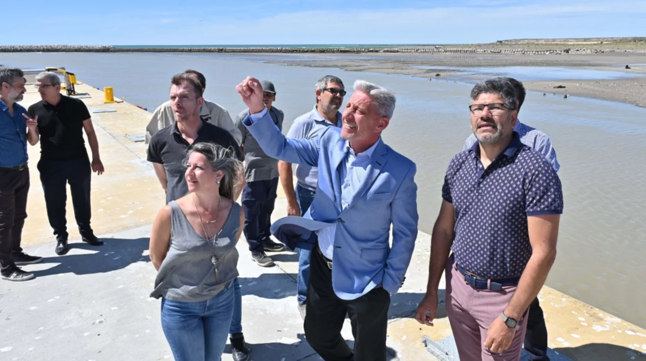 Chubut. Inauguran nuevo muelle del puerto de Rawson