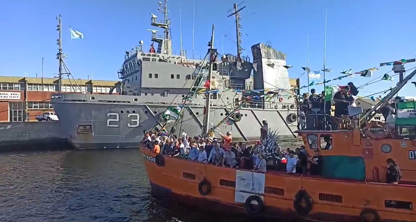 La pesca de Mar del Plata oró por tripulantes fallecidos en el mar