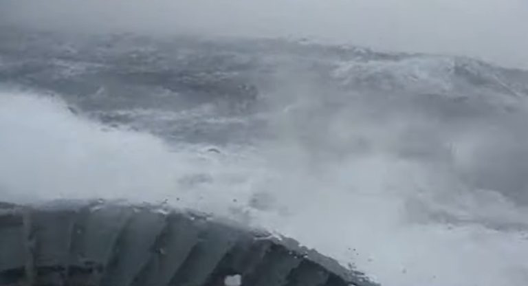 El BIP Mar Argentino no pudo completar campaña de langostino por mal tiempo