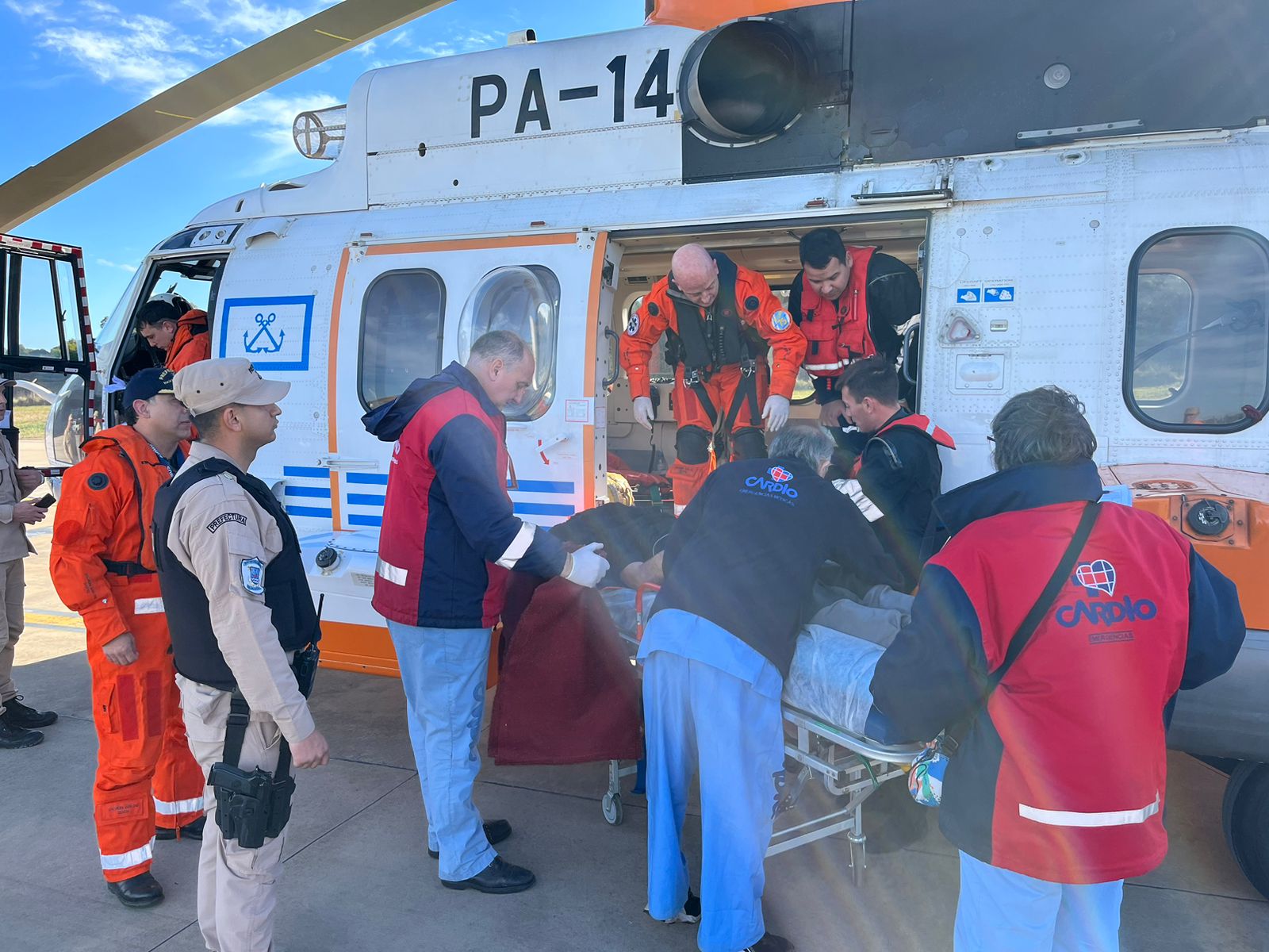 Aeroevacúan tripulante del BP Don Luis I