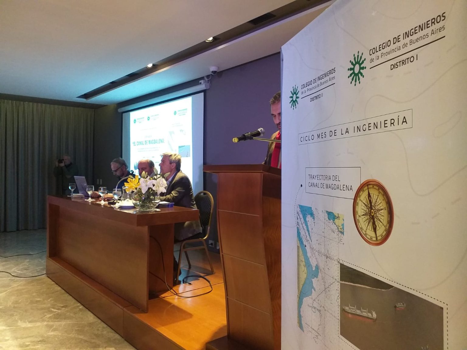 Horacio Tettamanti dio detalles a favor de la Vía Navegable Troncal