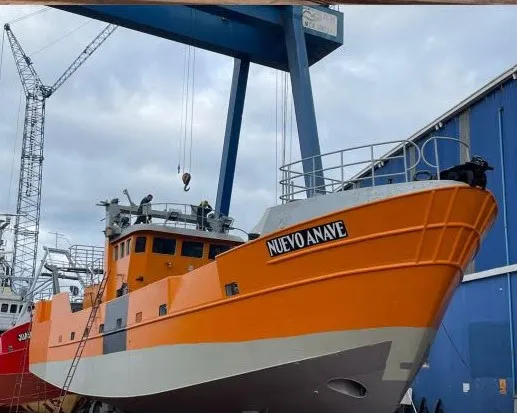 Detalles finales en el Astillero Naval Federico Contessi. Próximo sábado botarán al BP Nuevo Anave