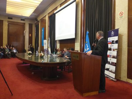 La conmemoraci贸n del D铆a de la Industria Naval fue la caja de resonancia de reclamos para el Ice Class