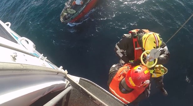 Aeroevacúan exitosamente a tripulante del BP Arbumasa I