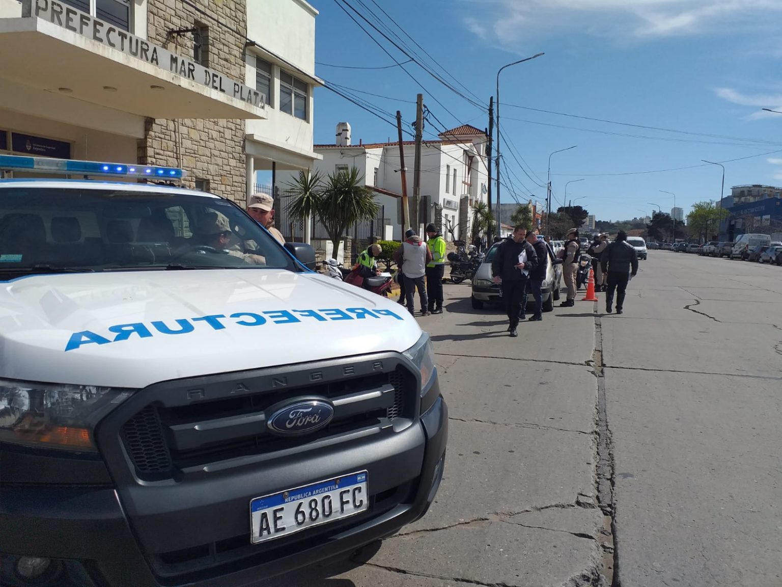 Controles de tránsito dentro del Puerto Mar del Plata