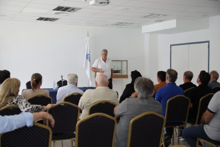Cazorla en el INIDEP, recibi贸 al sector pesquero y gremial de Mar del Plata