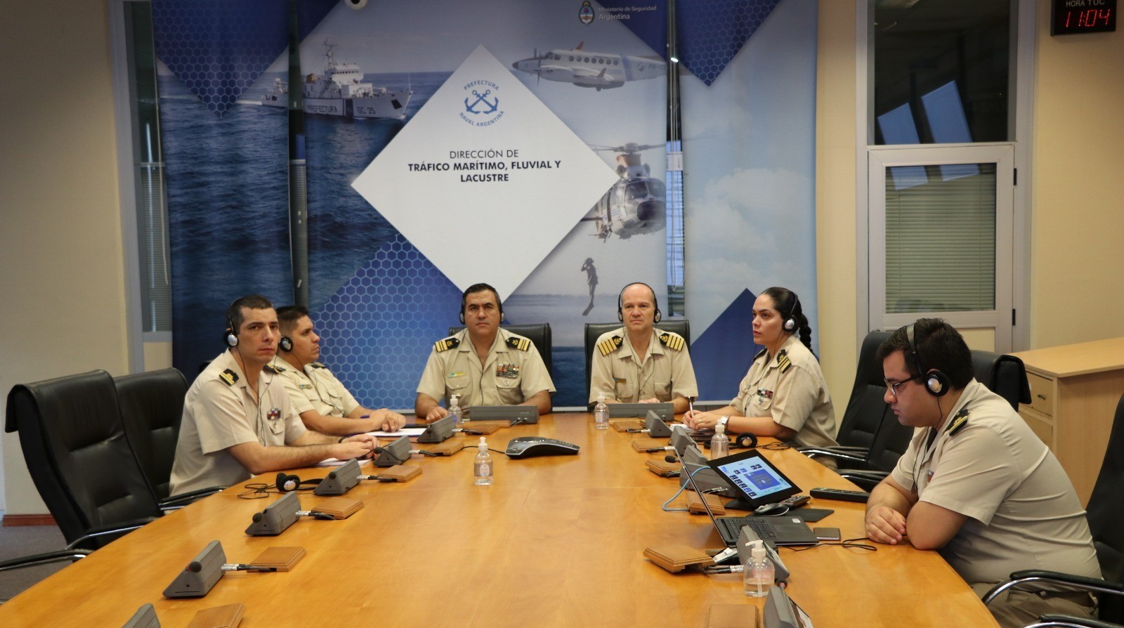 Capacitación en Seguimiento e Identificación de Buques. Prefectura Naval Argentina fortalece su capacidad de Búsqueda y Salvamento