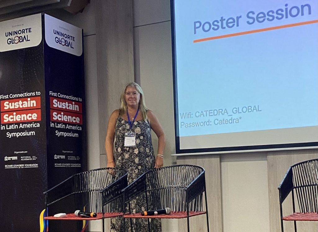 La cientÃfica argentina Daniela Alemany, presentó investigación sobre el Mar Argentino en Colombia