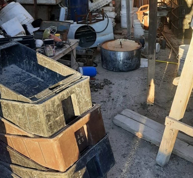 Allanaron planta procesadora de langostino en Rawson que funcionaba de forma ilegal