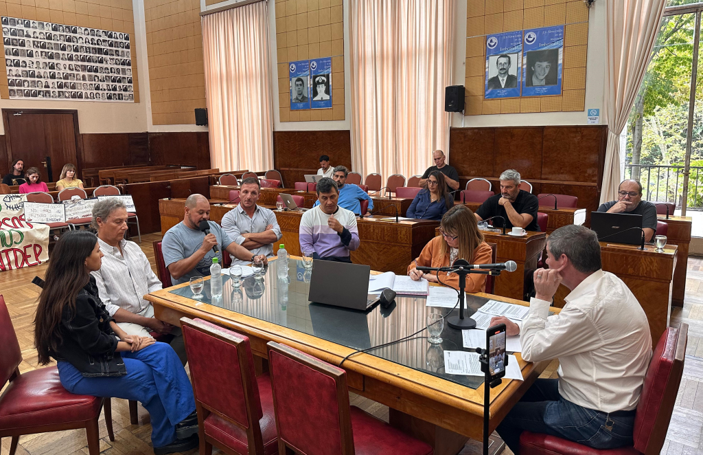 Trabajadores del INIDEP denuncian despidos y vaciamiento del Instituto en el Concejo Deliberante 1 HCD Comision Industria 03ABR24 1