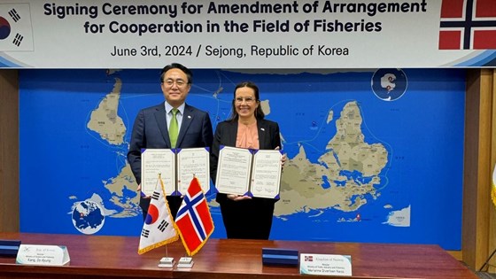 El gobierno noruego firma acuerdos de cooperación con paises asiáticos para productos de origen marino
