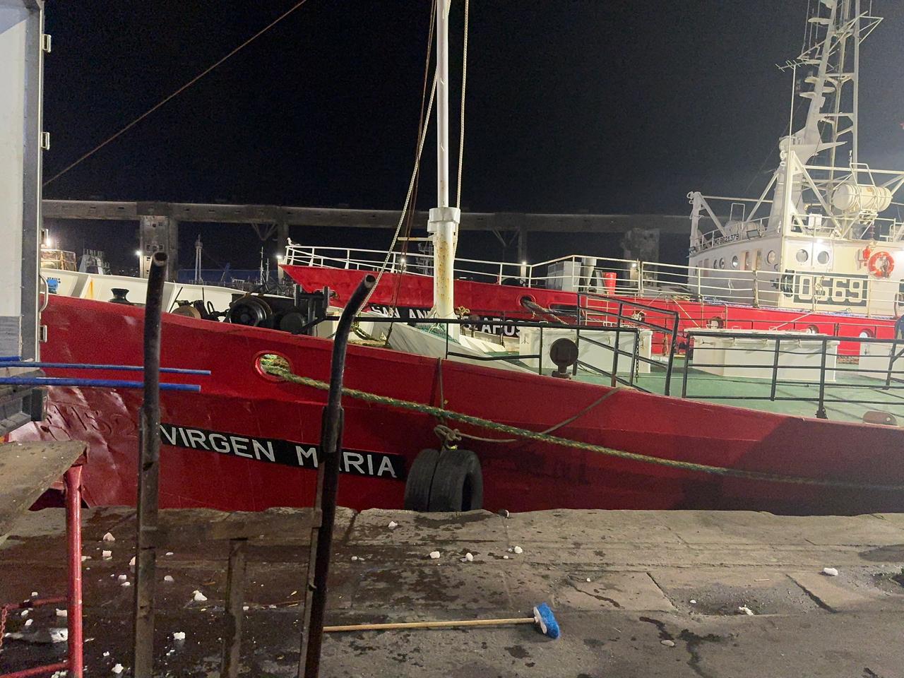 Descarga de pescado en los muelles de Mar del Plata: Tradición y eficiencia