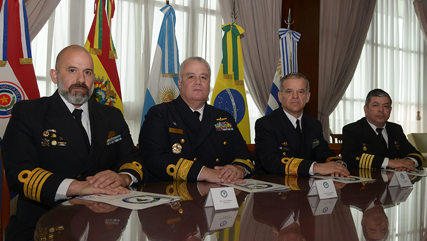 Ceremonia de clausura del ejercicio combinado Acrux XI